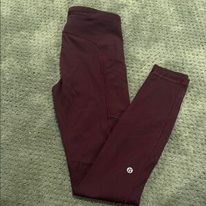 Burgundy Leggings